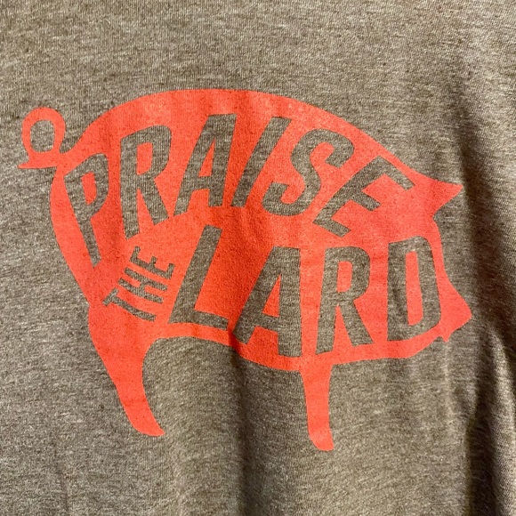 Quirky Praise the Lard Tshirt - Picture 1 of 4
